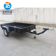 多用途拖车 平板厢式拖车 牵引式拖挂拉货车小型农业机械拖车运输