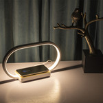 Королевский прикроватный настольные лампы письменный стол маленькая ночная настольные лампы умный домой мобильный телефон беспроводная зарядка индукция коснуться прикроватный свет