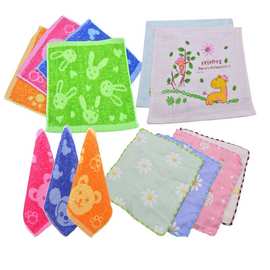 小方巾 正方形擦手巾 儿童老人棉布手帕口水巾 洗碗抹布毛巾批发
