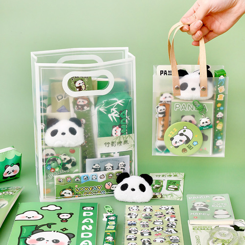 Ins cute panda stationery set Children's Day gift set graduation season reward small gift