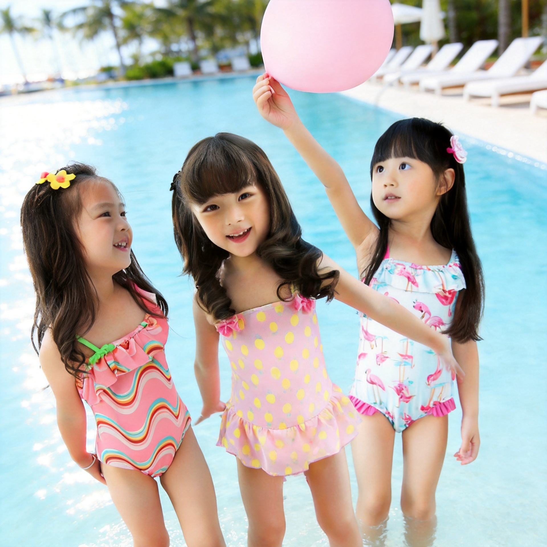 Children's cute swimwear for students for swimming