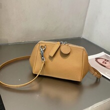 韩版真皮单肩包跨境百搭女包简约饺子包手提包跨境通勤腋下小包包
