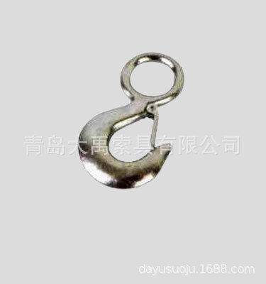 带舌片大眼拖钩 厂家直营批量发货 高强度 起重吊钩 五金货钩索具
