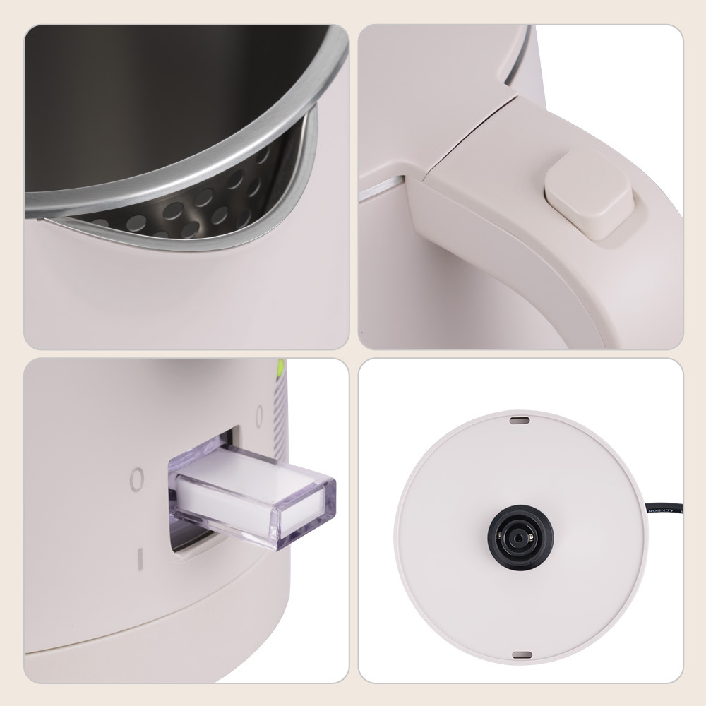 Winning star cross-border exclusivamente para 304 forro de una pieza sin costura hervidor de agua eléctrico kettle