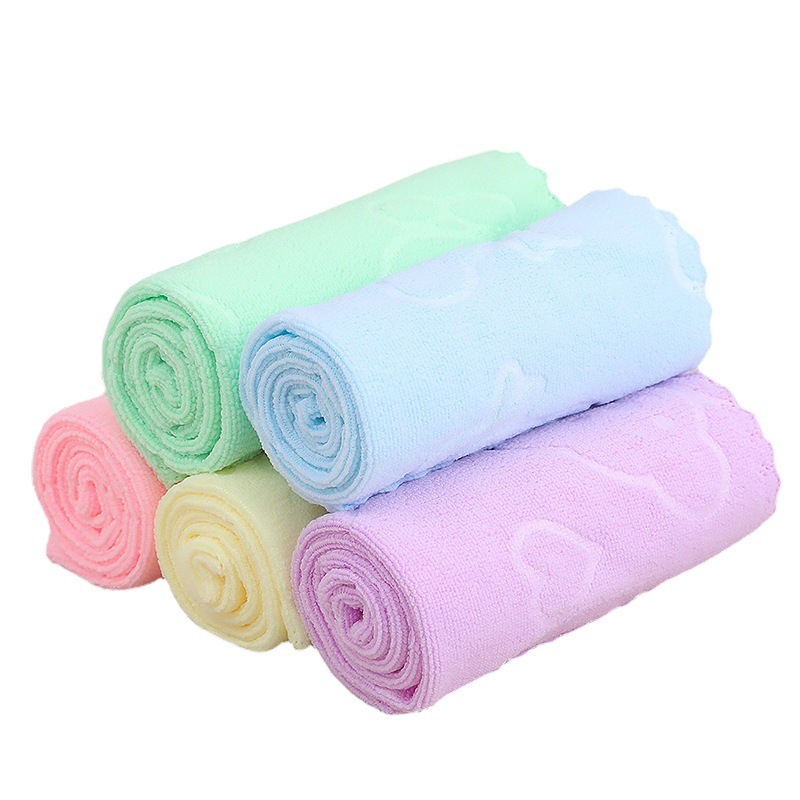 Colorful one yuan new year cleaning gift towel running Jianghu stall gas station is not easy to deform advertising wash towel