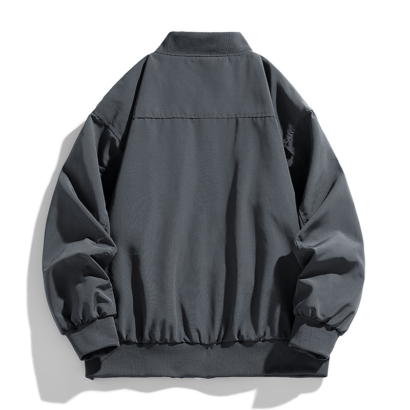 2024 primavera y otoño nueva chaqueta de piloto chaqueta de diseño holgado hombre y mujer chaqueta de trabajo traje de béisbol
