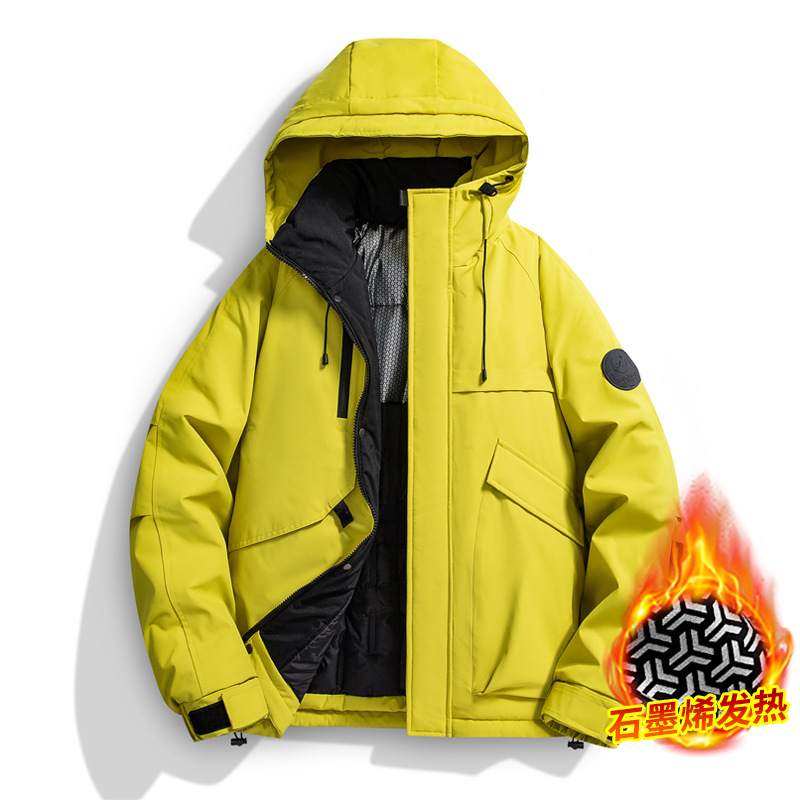 Pares de grafeno trajes de asalto ropa de algodón hombre y mujer ropa de algodón suelta pie sobre la chaqueta de algodón puede hacer LOGO