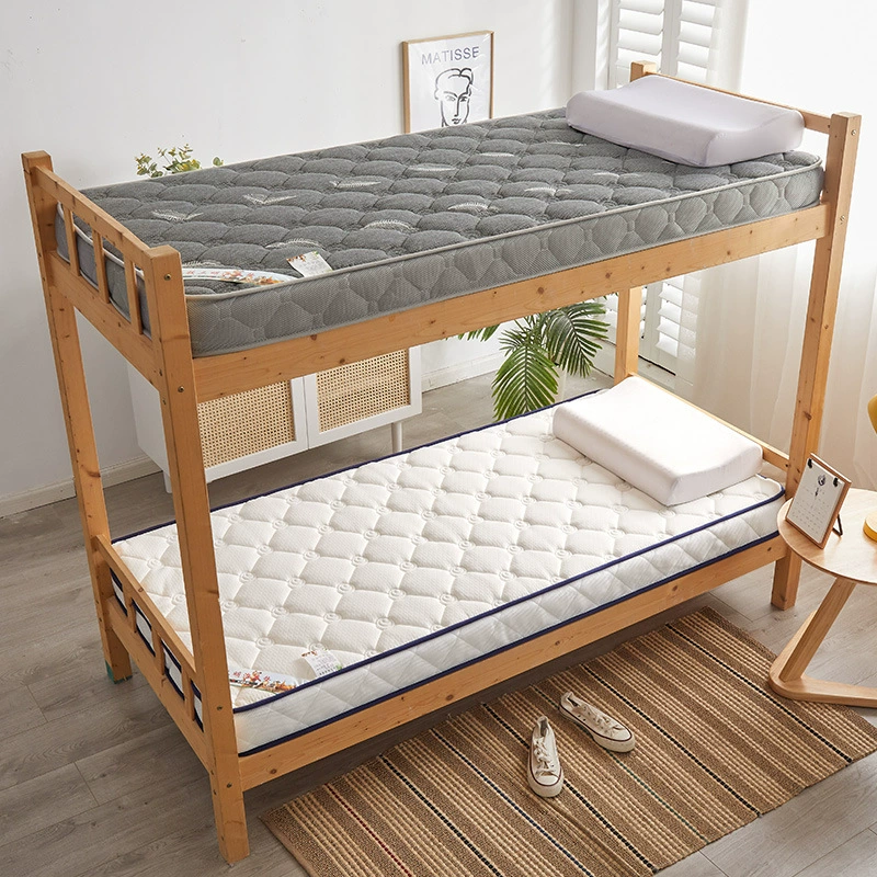 Студенческий латексный матрас новый Жаккардовый трикотажный трехмерный общежитие с высокой и низкой кроватью, верхняя и нижняя кровать, матрас 0809 кровати оптом