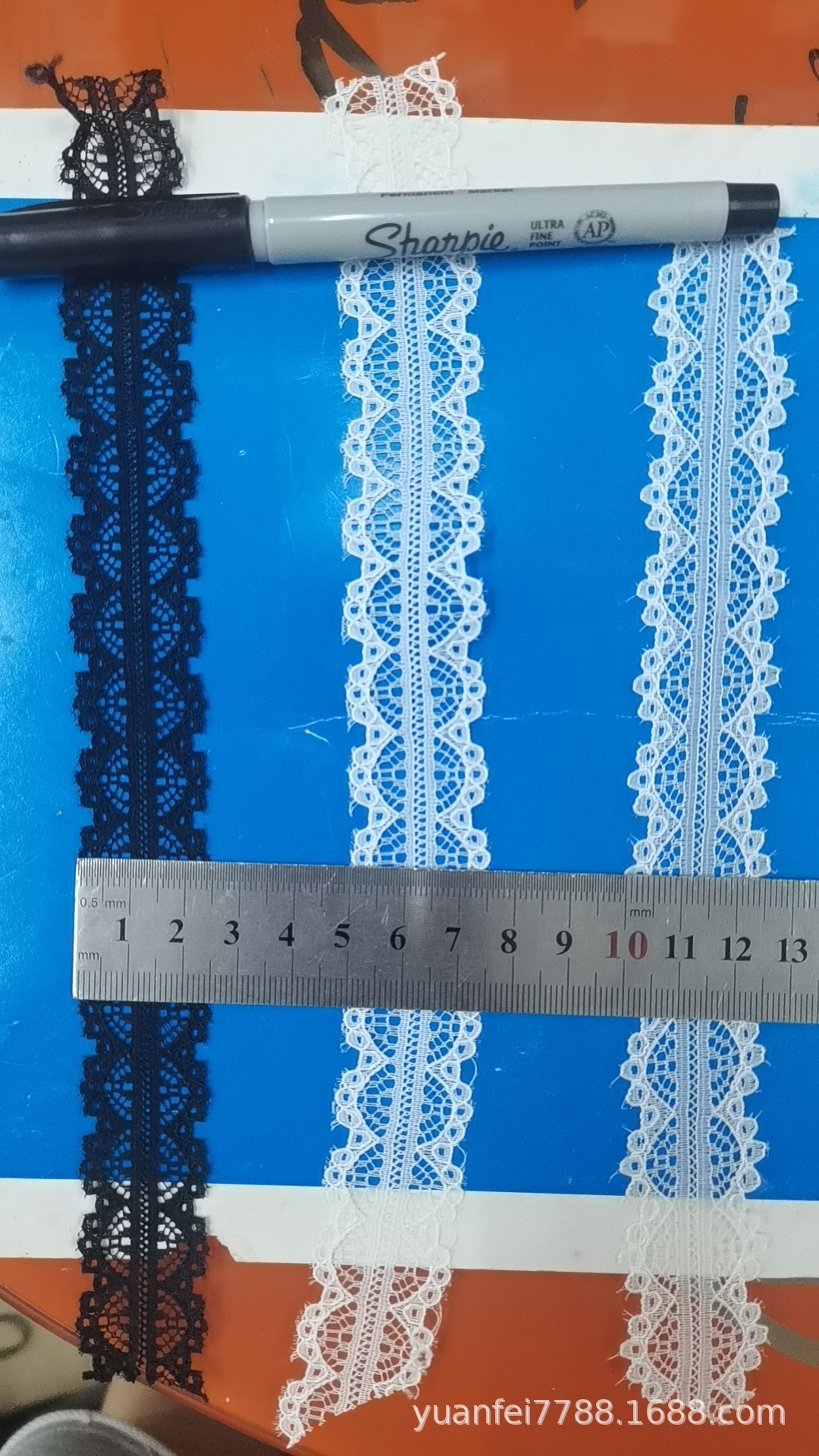 D-25台版双边娃衣蕾丝花边