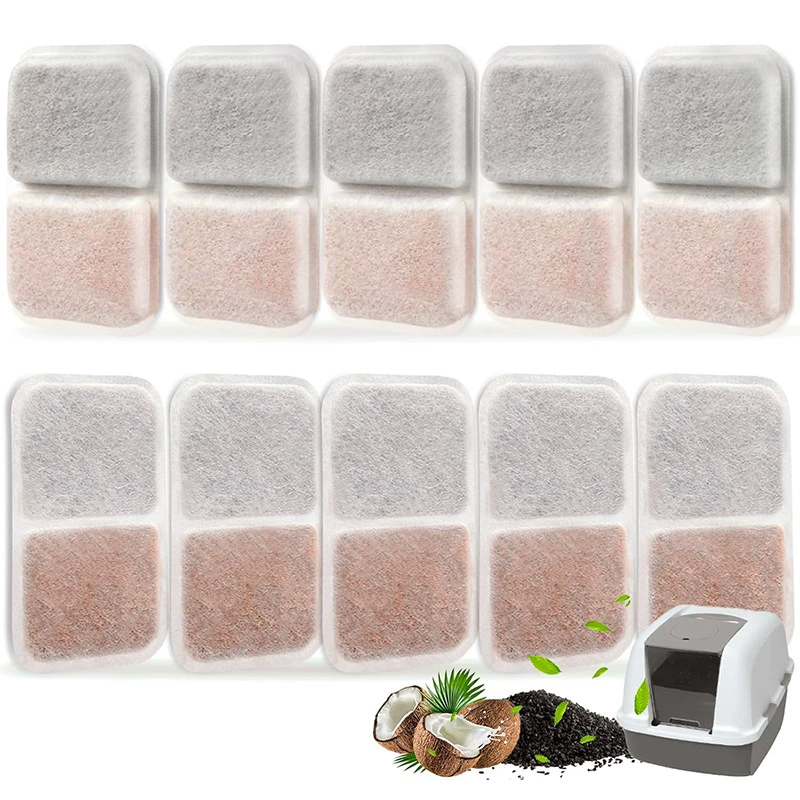Коврик для очистки воздуха для кошачьего туалета для поглощения свежего запаха кошачьего туалета, удаления запаха, очищающие фильтрующие элементы для кошачьего туалета