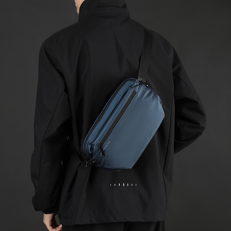 WEPOEWR nuevo ocio al aire libre de gran capacidad bolso pequeño cruzado bolso de mensajero de hombro para hombre bolso de pecho impermeable multifuncional