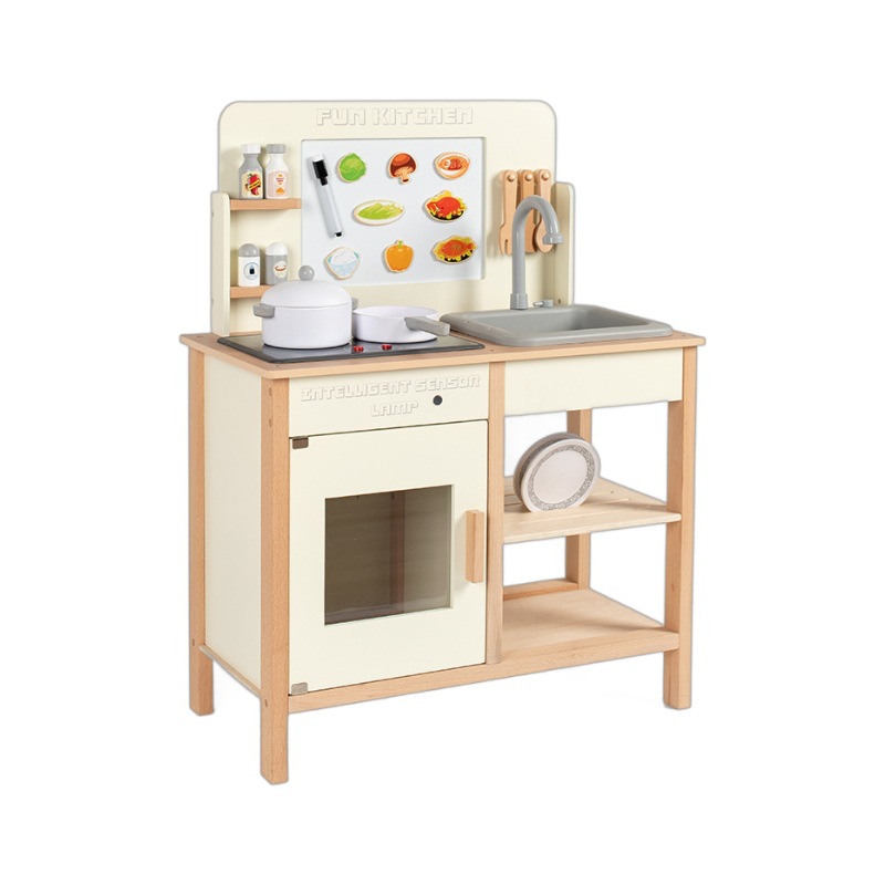 Estufa de simulación de cocina de madera de estilo nórdico