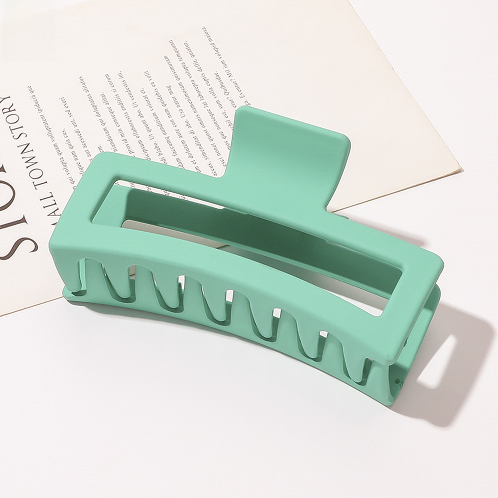 Oversized Shark Hair Claw Clip, Korean Morandi Style Hair Accessory_voghion.com