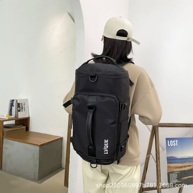 Nuevo multi-funcional de tres usos mochila de edredón de viaje de gran capacidad de separación húmeda y seca Mochila deportiva almacén de zapatos independiente bolsa de fitness