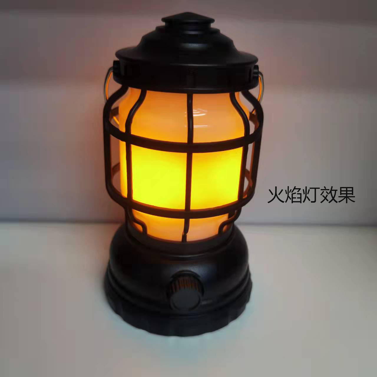 Nuevo al aire libre cálido luz ambiente luz camping luz recargable campamento tienda luz led super larga resistencia retro camping luz