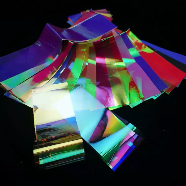 Manicure Cellophane Aurora Paper Set 20 Colors Set Candy Paper