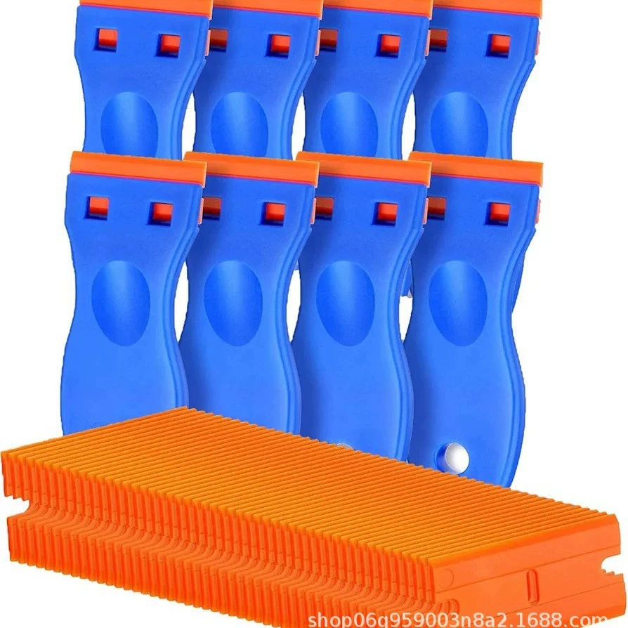 Пластиковый скребок для чистки, скребок для удаления клея, инструмент для нанесения автомобильной пленки, скребок для удаления пятен, бытовая лопатка для удаления пятен