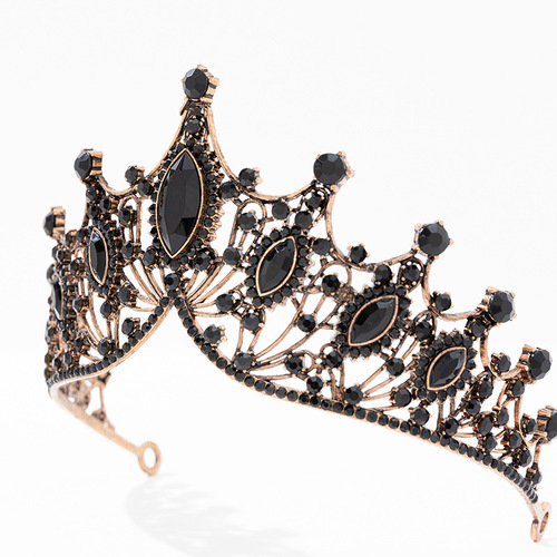 Hot Selling Crystal Diamond Bridal Wedding Hair Tiara Birthday Tiara Hair Accessories Prom Crown Car Show Performance Headband