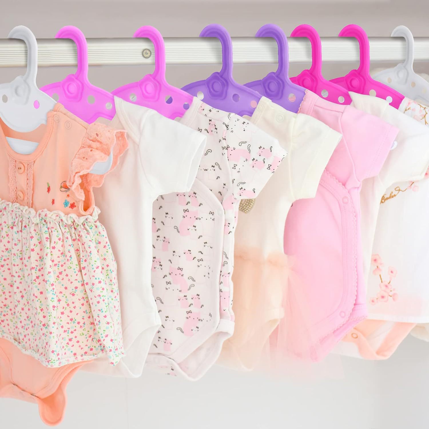 18-pulgadas chica americana muñeca ropa percha muñeca percha ropa de mascota percha mini juguete percha muñeca accesorios