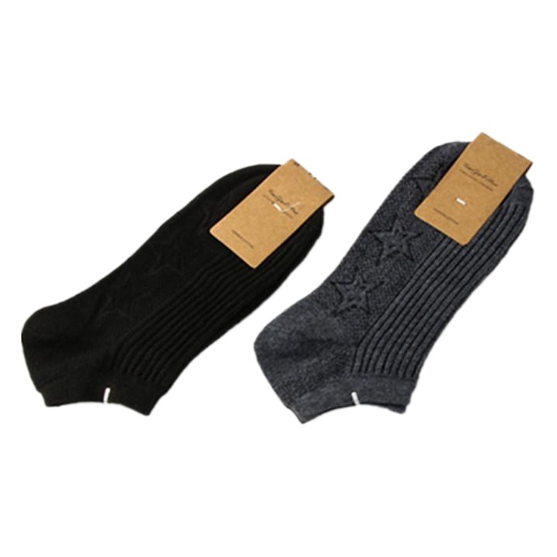 Nuevo adulto Four Seasons calcetines del barco de los hombres transpirable sudor-absorbente casual rayas hombres barco Calcetines de algodón de una sola pieza de entrega