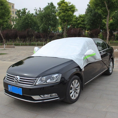 Insulation, Sunshade, Half-Body Car | Car clothing - sedan-place-an-order-and-leave-a-message-for-the-model-aluminum-film-small-half-cover-front-rail