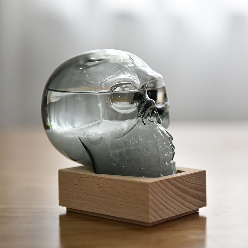 Cráneo creativo hueso pronóstico del tiempo botella tormenta vidrio artesanía novedad regalos para amigos fábrica al por mayor