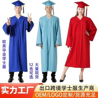 2026年跨境美国学士服毕业服套装大学生毕业礼服学位服厂家直销