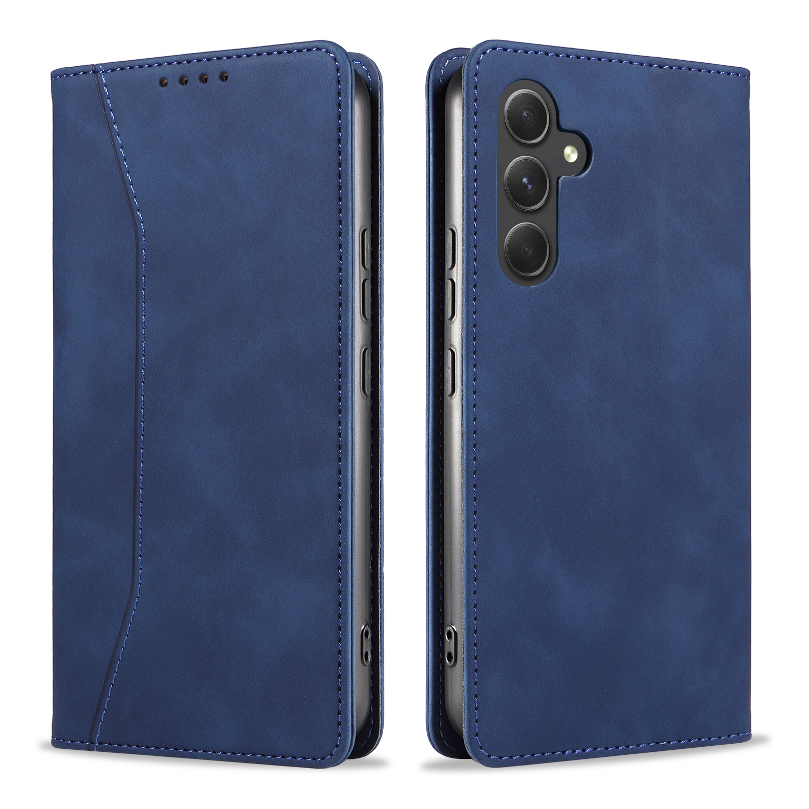 Retro Flip Phone Case Compatible With Samsung A17 A16 A15 A55 Magnetic SIM Card Slot Compatible A07 Mobile Phone Accessories_voghion.com
