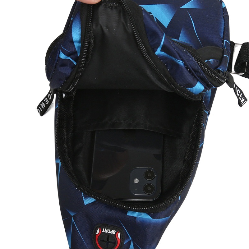 Chest Bag Men Ins New Fashion Korean Style Crossbody Bag Lightweight Outdoor Sports Leisure Couple Backpack Shoulder Bag Trendy