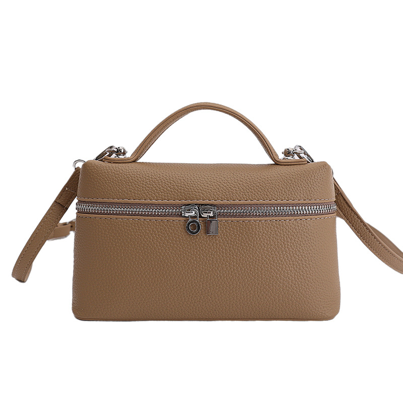 Bolso de mano de nicho retro para mujeres 2026 nuevo estilo extranjero bolso de caja simple bolso de hombro casual de alto nivel bolso de mujer image 9