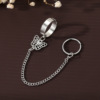 Chain, ring, design fashionable advanced set, simple and elegant design, trend of season, high-quality style
