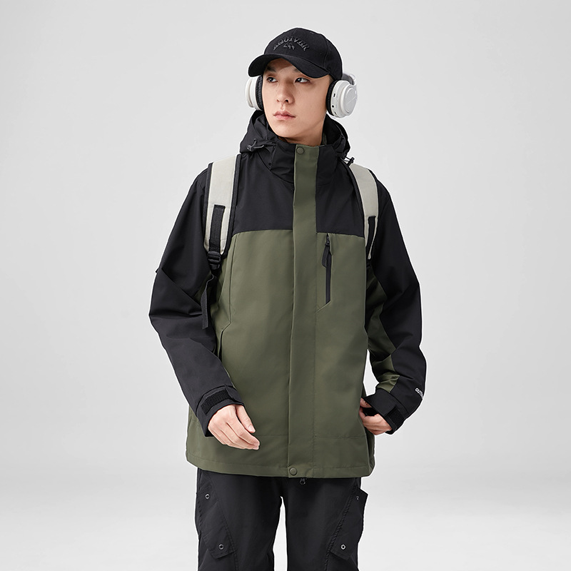 남성 올리브 그린/팬텀 블랙