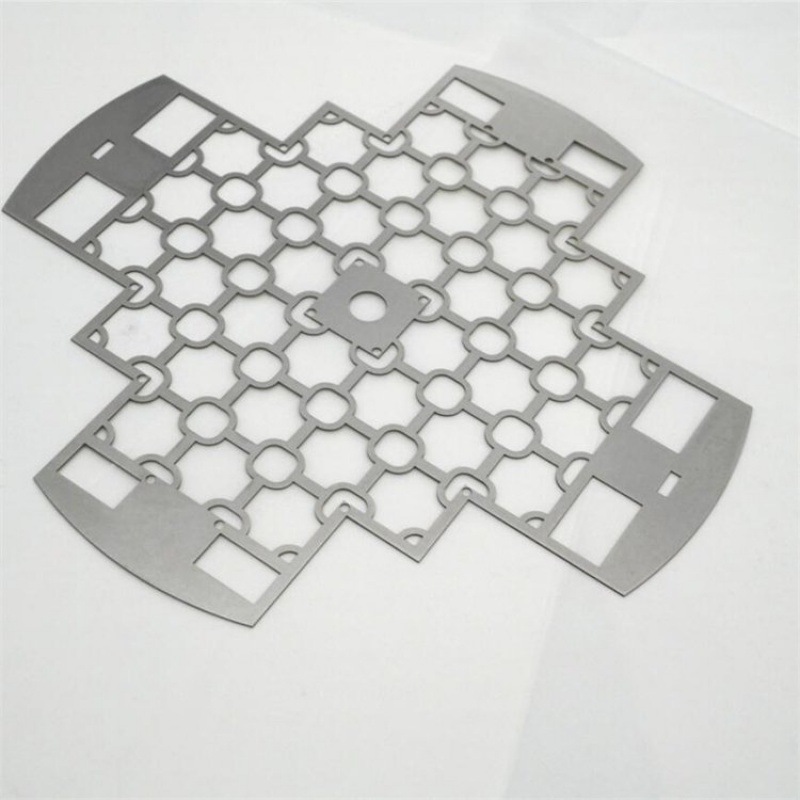 超薄铝片狭缝切割铝板精密钻孔铝电极片个性加工来图定制精度高