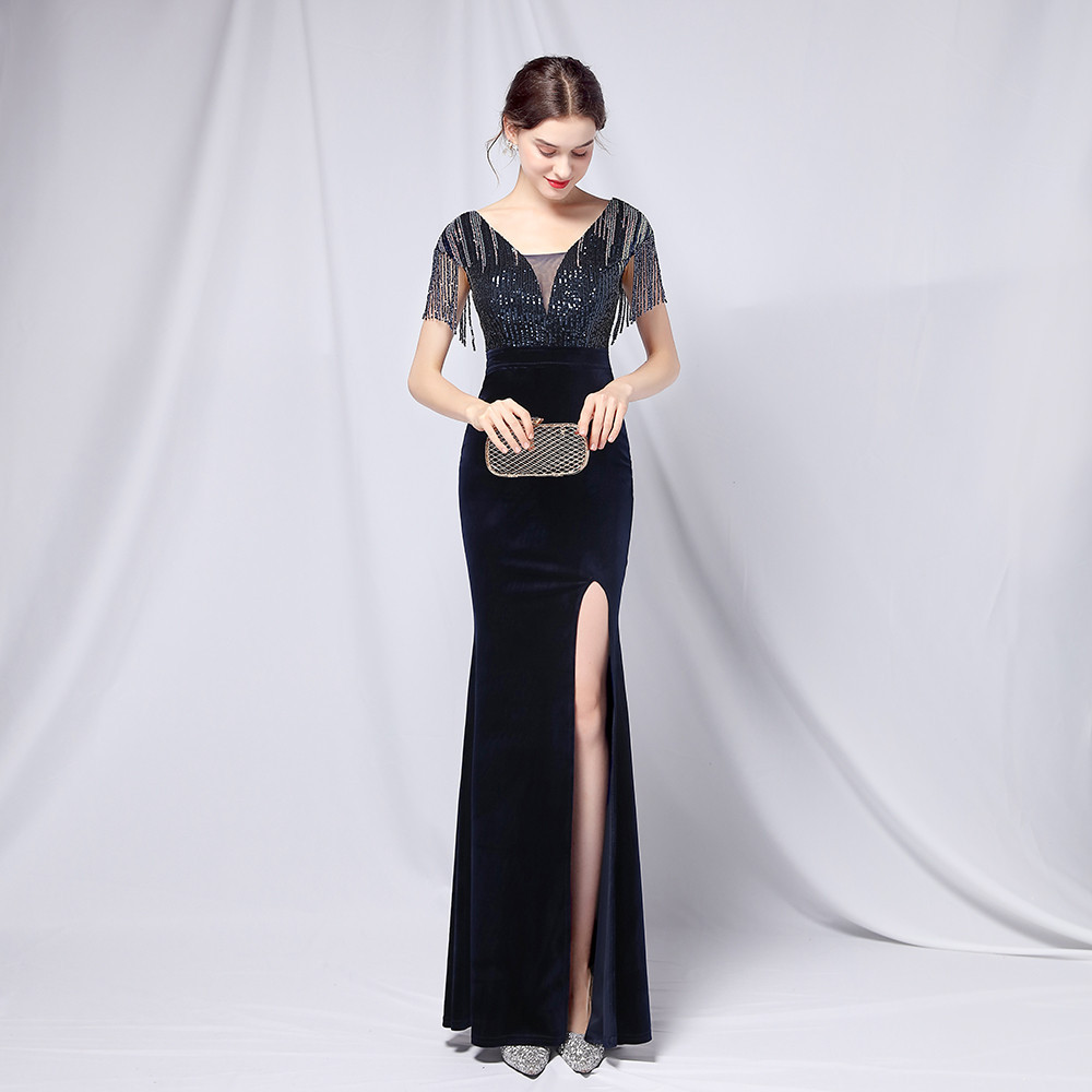 D9345 1520K VÁY ĐẦM LIỀN THÂN DỰ TIỆC NỮ YIEOUBA SEXY GỢI CẢM SEXY THỜI TRANG NỮ G04 SẢN PHẨM MỚI