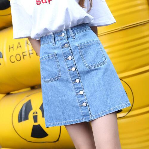 Women's Jeans Skirt 2025 New Autumn Pants Skirt Bodycon High-Waisted A-Line Skirt Fashion Short Skirt Summer