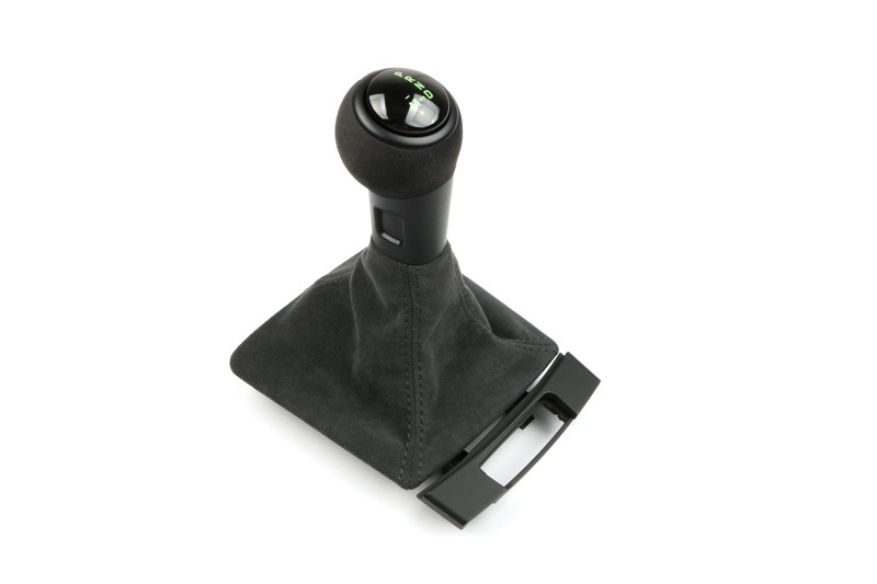 Suitable for Porsche GT4 gear shift knob, 718 Cayman, 911, Boxster, genuine leather, suede, carbon fiber gear shift cover