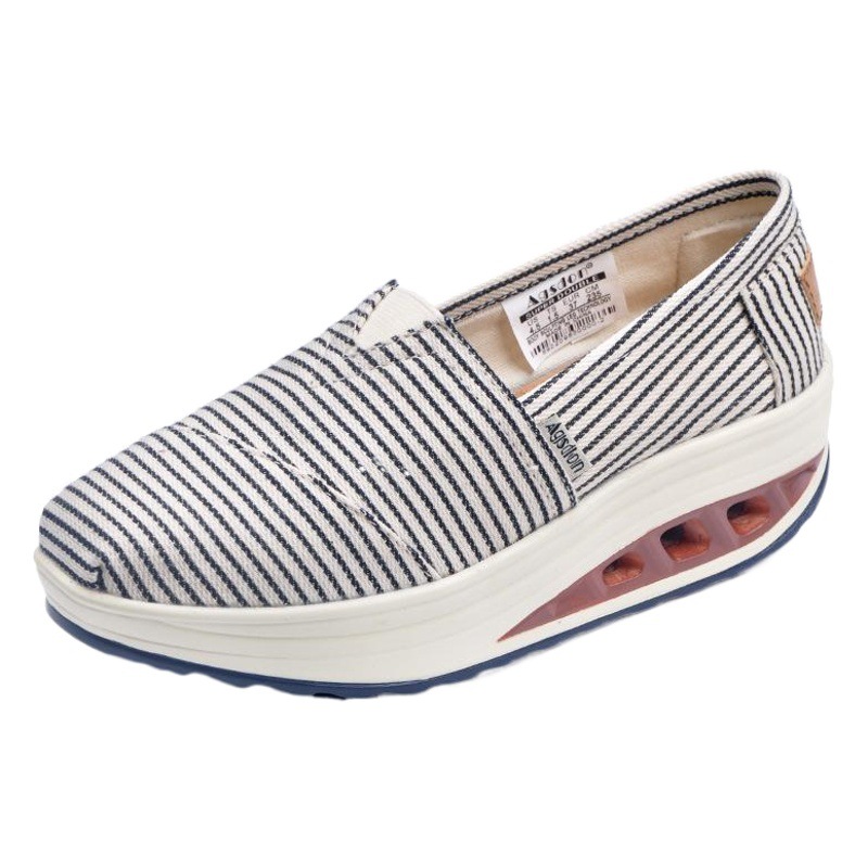 Zapatos Casuales de Verano 2025 para Mujer, Estilo Coreano, Zapatos de Lona para Estudiantes, Zapatos de Tela Estilo Pekinés, Zapatos Sin Cordones, Zapatos de Plataforma, Venta al por Mayor image 1