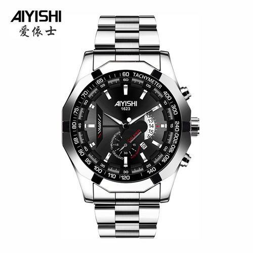Aires factory direct supply automatic movement men's calendar non-mechanical watch with large dial cross-border