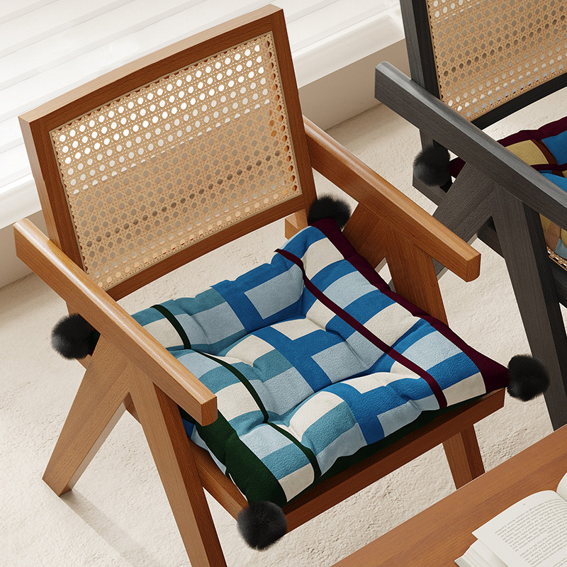 Simple retro americano asiento de asiento de comedor casero invierno invierno caliente aislamiento de aluminio dormitorio asiento de sala de aula cojín