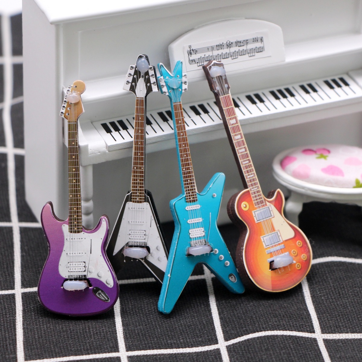 Children Unisex Guitar Wood Model Accessories display picture 3
