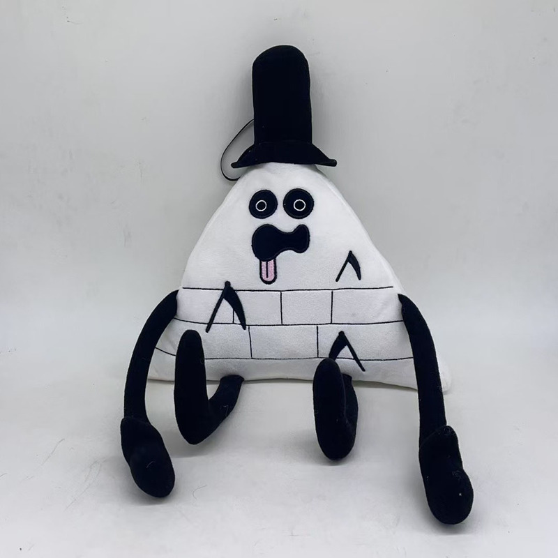 5種類の奇妙な町ビル黄色三角ぬいぐるみハロウィーンカボチャ三角形夢魔玩具ぬいぐるみ|undefined