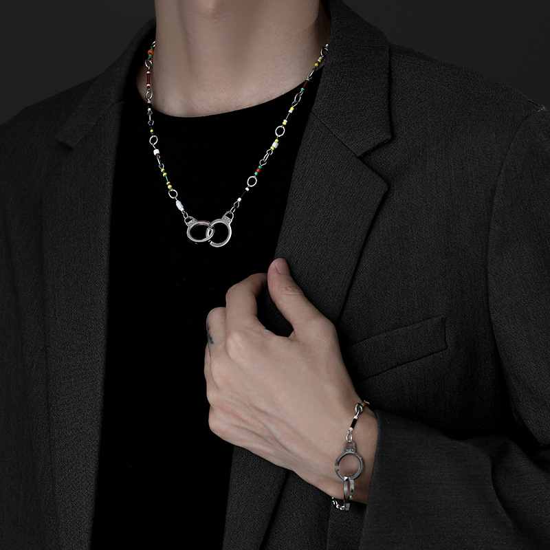 Fashion Geometric Titanium Steel Handmade Bracelets 1 Piece