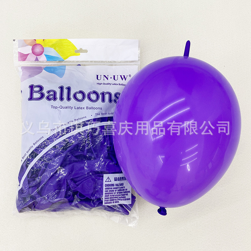 Globos con Cola de 10 Pulgadas para Fiestas, Color Sólido