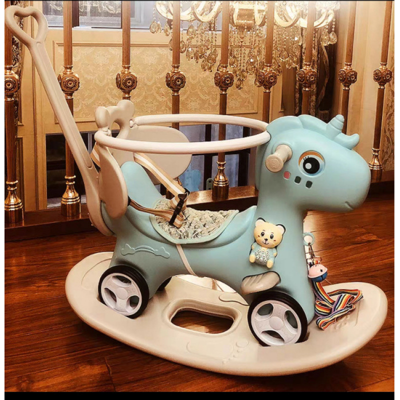 Caballo mecedora para niños Caballo mecedora para bebés Caballo de madera para bebés Regalo de un año