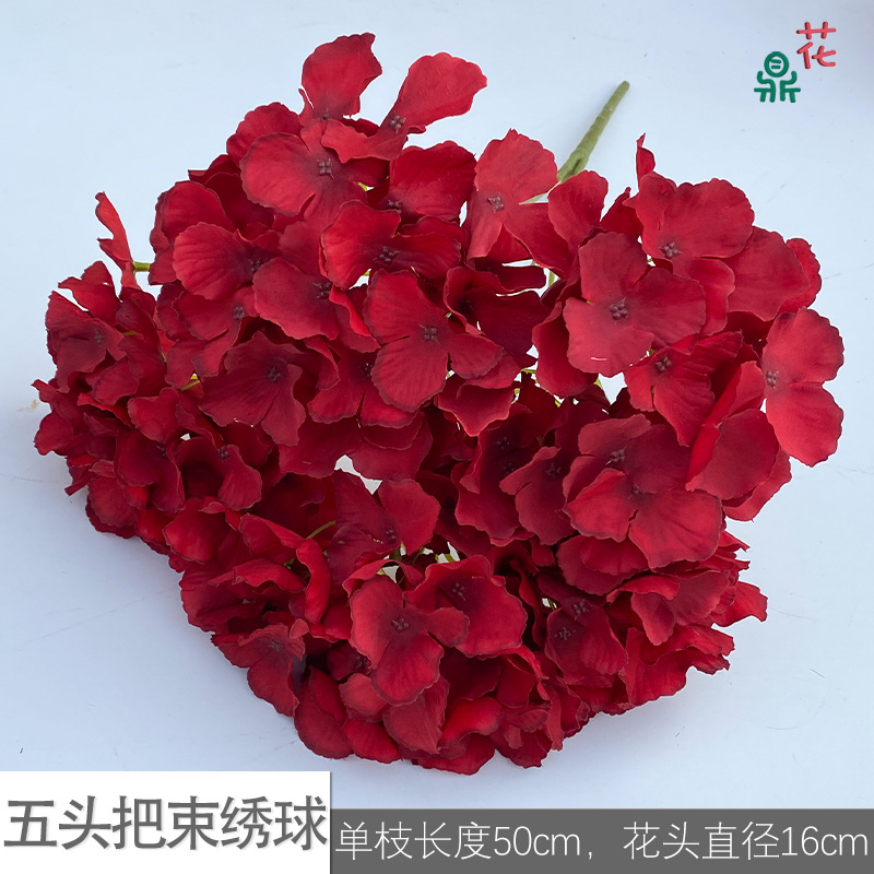 Five -headed hosem ls red