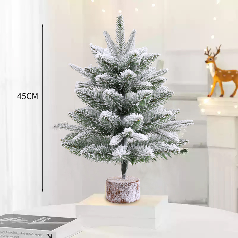 2025 新しい小さなクリスマスツリークリスマス装飾デスクトップ装飾品シーンレイアウトホームミニシミュレーションツリー|undefined