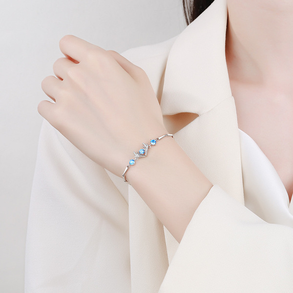 Genuine bracelet for St. Valentine's Day