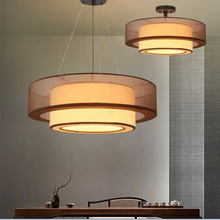 新中式吊灯禅意客厅主餐厅吊灯包厢圆桌餐饮具复古中国风吸顶灯