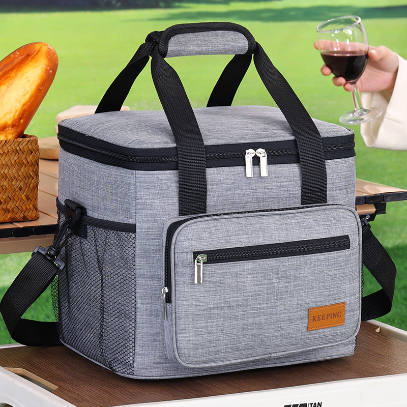 Transfronterizo Amazon bolsa de picnic de gran capacidad para acampar al aire libre lonchera bolsa de aislamiento bolsa de hielo para coche bolsa de mano con arroz