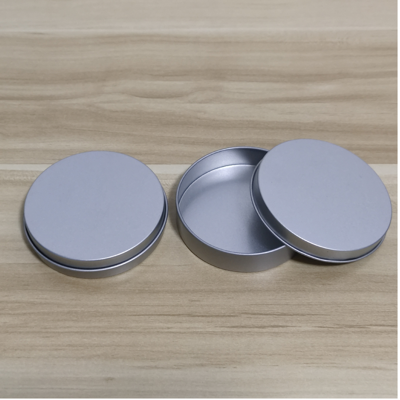 90*20马口铁盒圆形铁盒 糖饼制作模具茶叶罐喜糖盒子磨砂铁盒